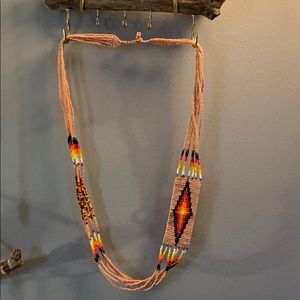 Hand beaded necklace